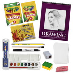 Art at Home - Student Art Supply Kit - Elementary Art Curriculum